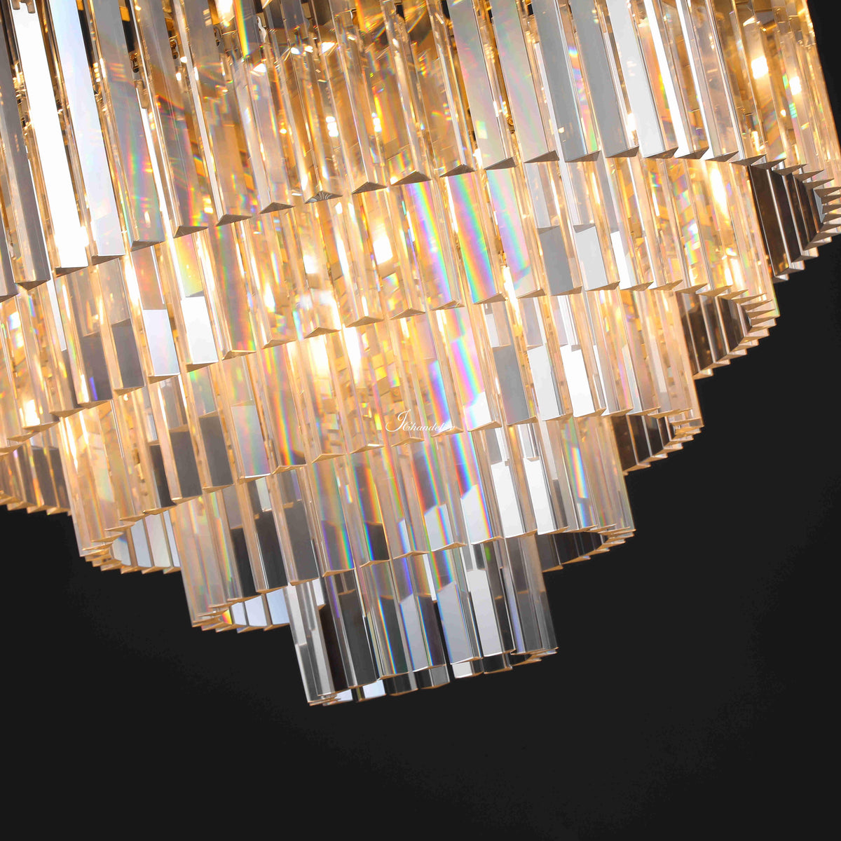 1920s Orion Art Deco Round Chandelier 20"32"44"