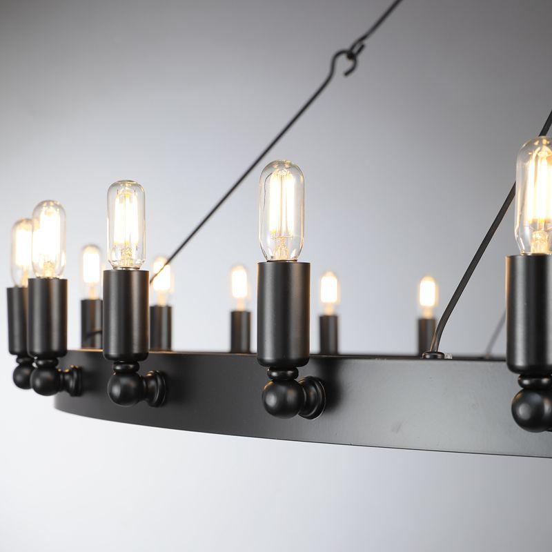 Celestine Vintage Filament 2-Tier Chandelier
