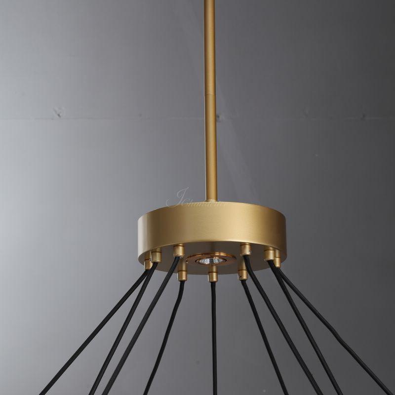 Eldric Two-Tier Round Chandelier 48" 60"