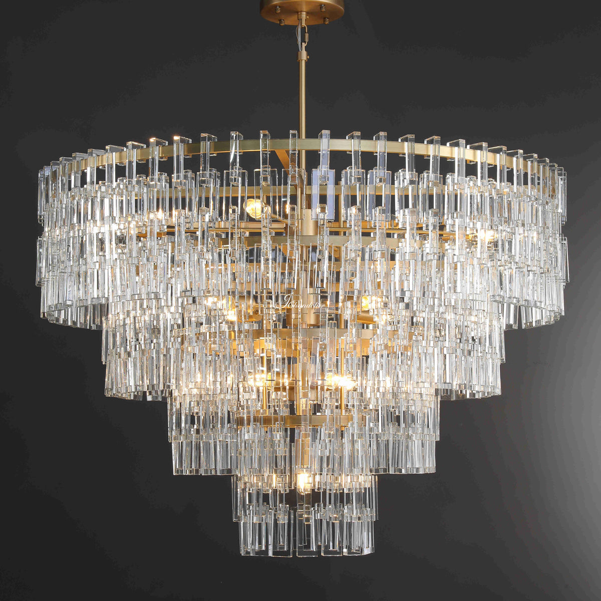 Montis 4-Tier Round Chandelier 48"