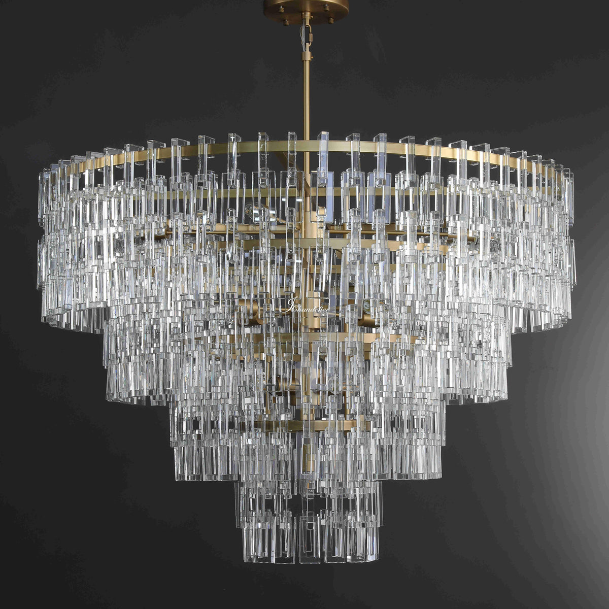 Montis 4-Tier Round Chandelier 48"