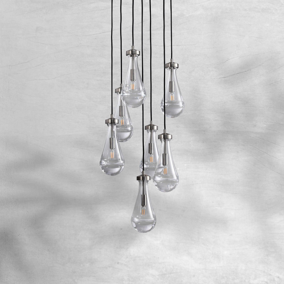 Raindrop Round Chandelier 18"