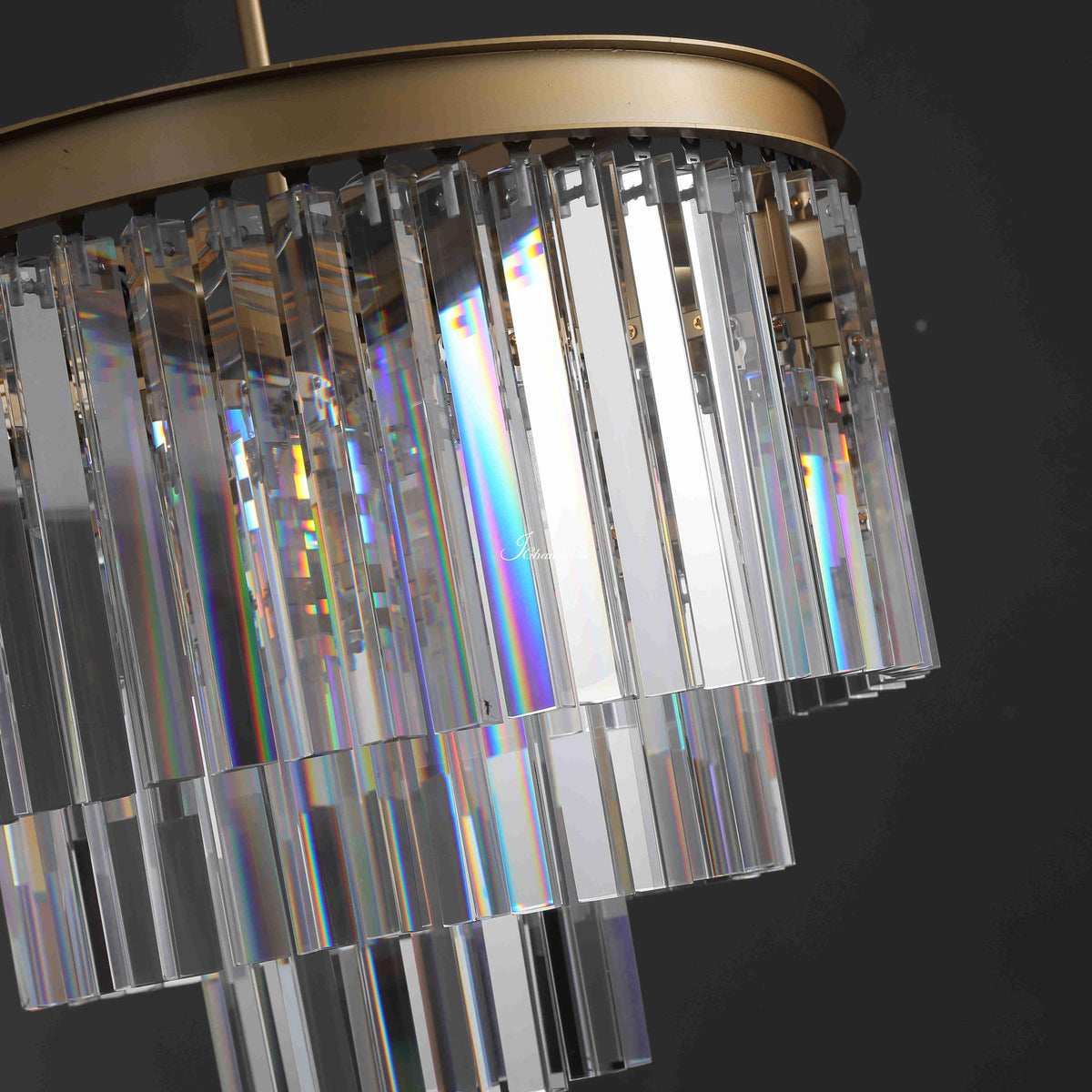 1920s Orion Art Deco Round Chandelier 20"