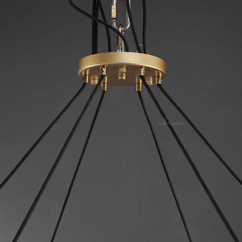 Prism Glass Round Chandelier 36"48"60"