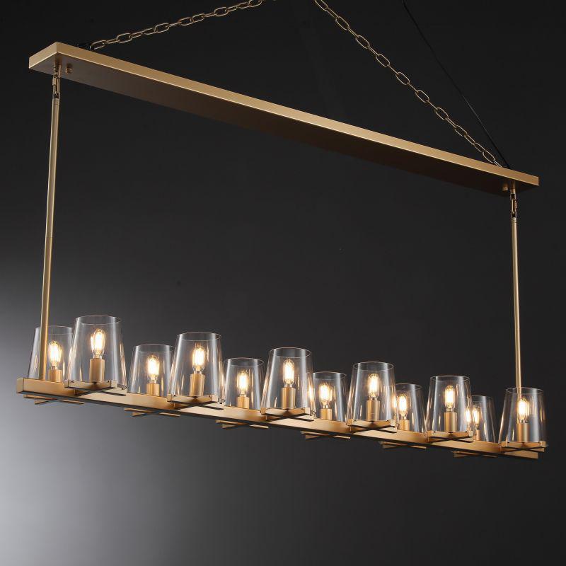 Prism Modern Linear Chandelier 49"60"