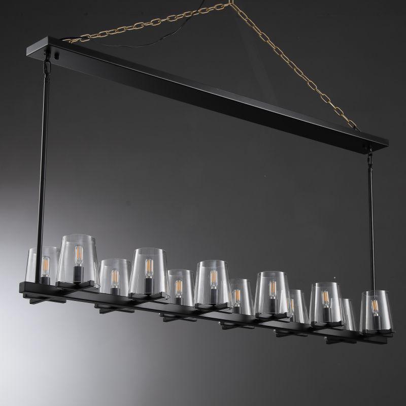 Prism Modern Linear Chandelier 49"60"