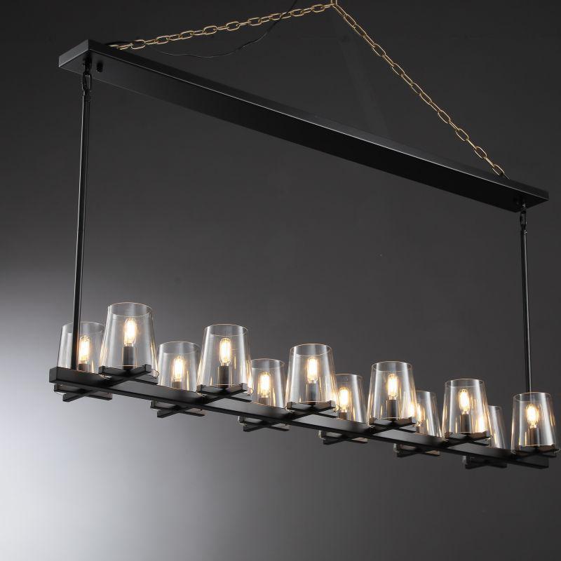Prism Modern Linear Chandelier 49"60"