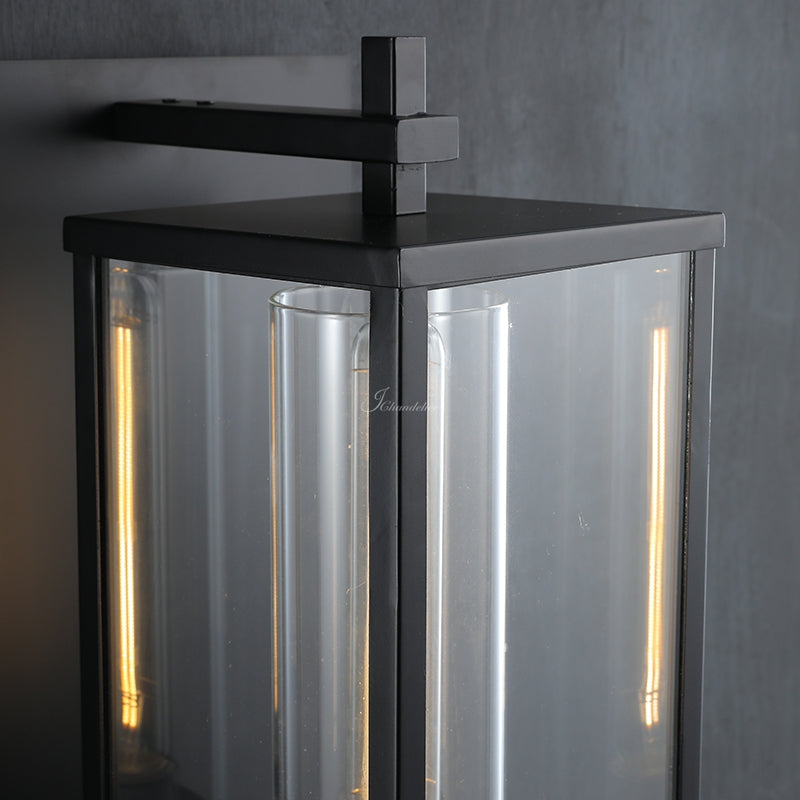 Deapx Modern Square Outdoor Wall Sconce 23″