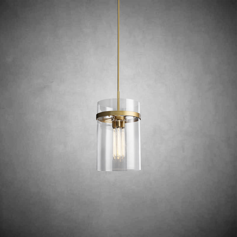 Ravion Modern Blown Glass Pendant Light 8", 10", 12"