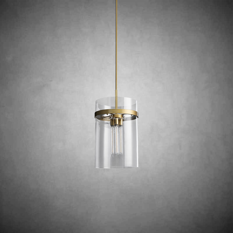Ravion Modern Blown Glass Pendant Light 8", 10", 12"