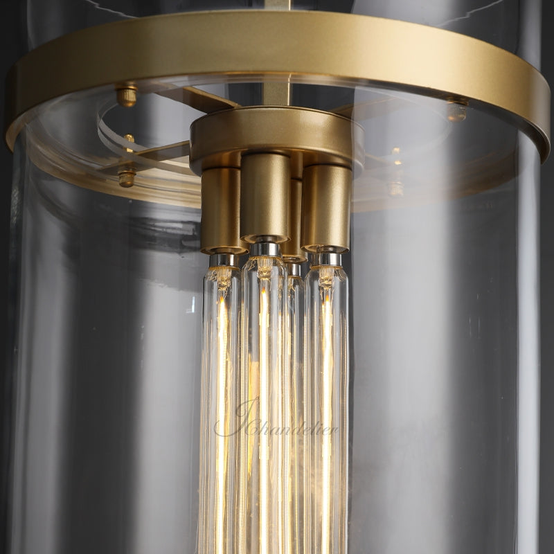 Ravion Modern Blown Glass Pendant Light 8", 10", 12"