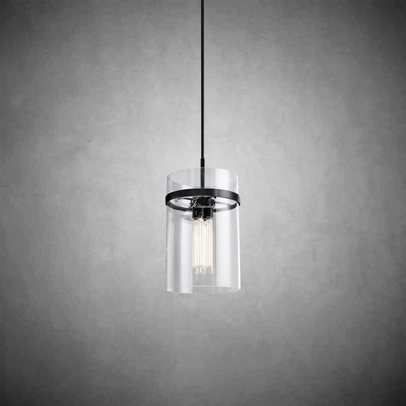 Ravion Modern Blown Glass Pendant Light 8", 10", 12"