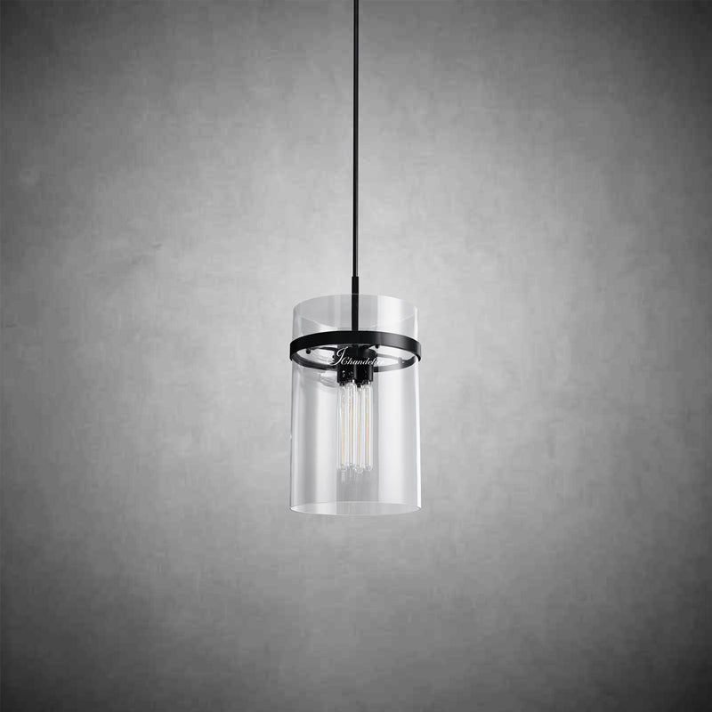 Ravion Modern Blown Glass Pendant Light 8", 10", 12"