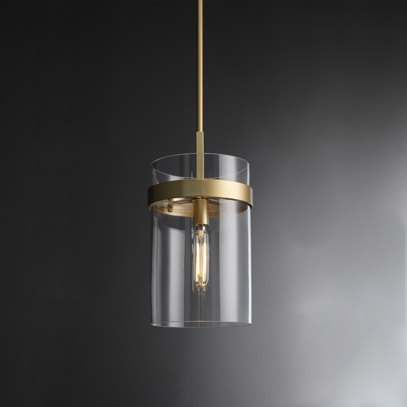 Ravion Modern Blown Glass Pendant Light 8", 10", 12"