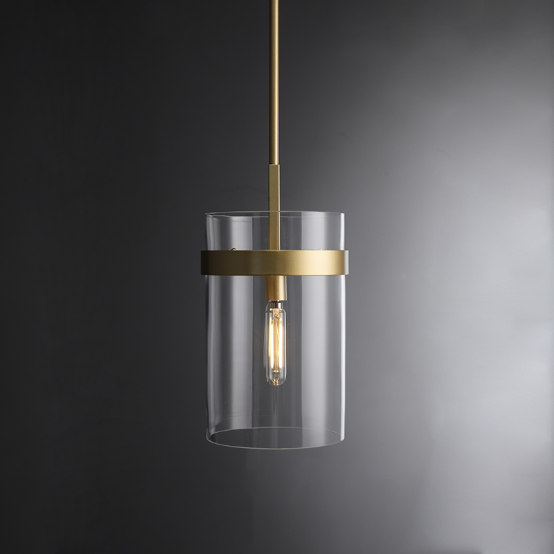 Ravion Modern Blown Glass Pendant Light 8", 10", 12"