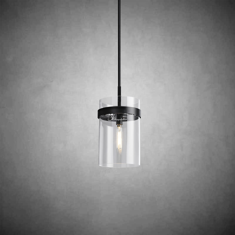 Ravion Modern Blown Glass Pendant Light 8", 10", 12"