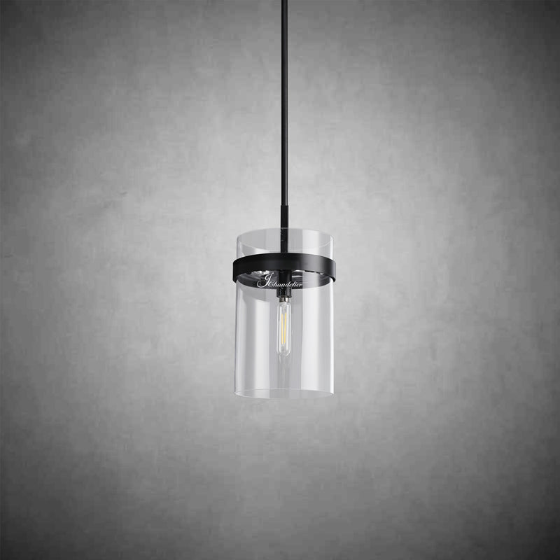 Ravion Modern Blown Glass Pendant Light 8", 10", 12"