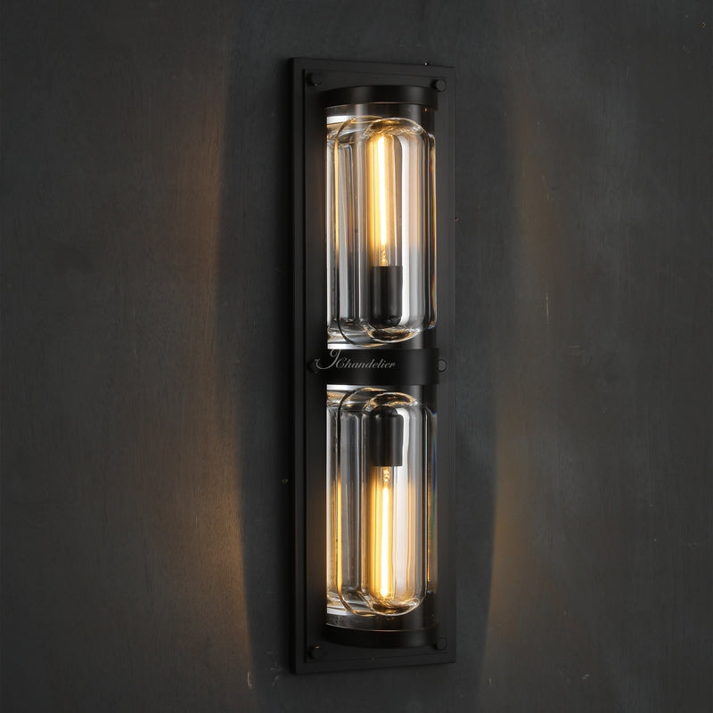 Deapx Round Linear Outdoor Wall Sconce