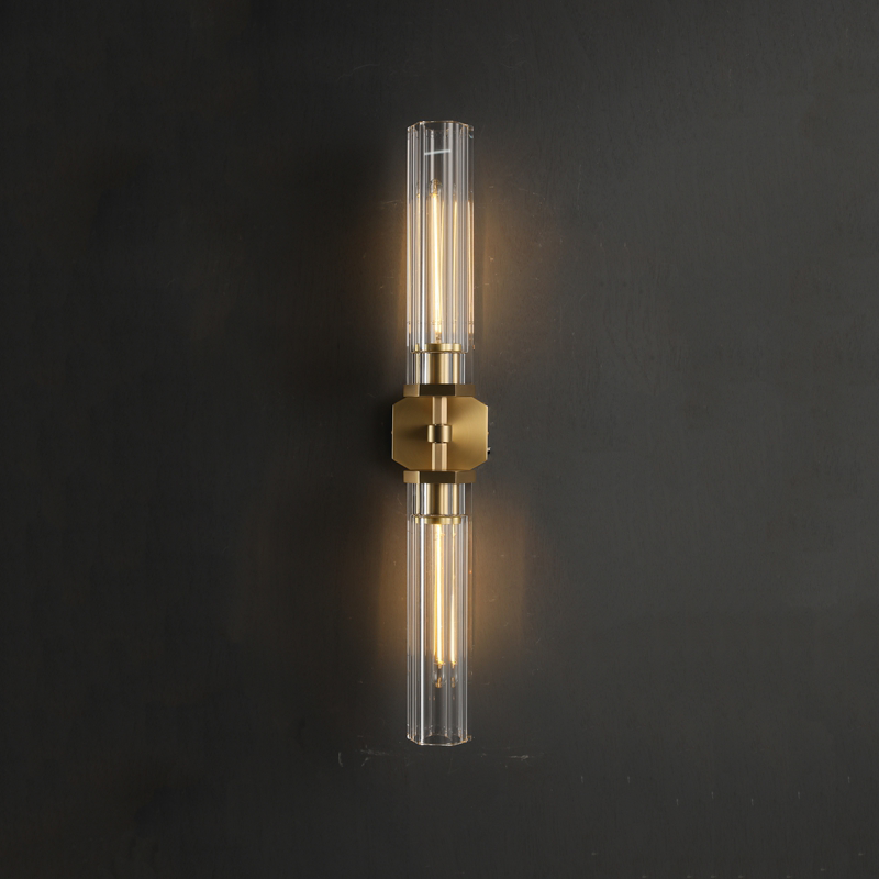 Lameth Hexagonal Linear Wall Sconce 20"31"