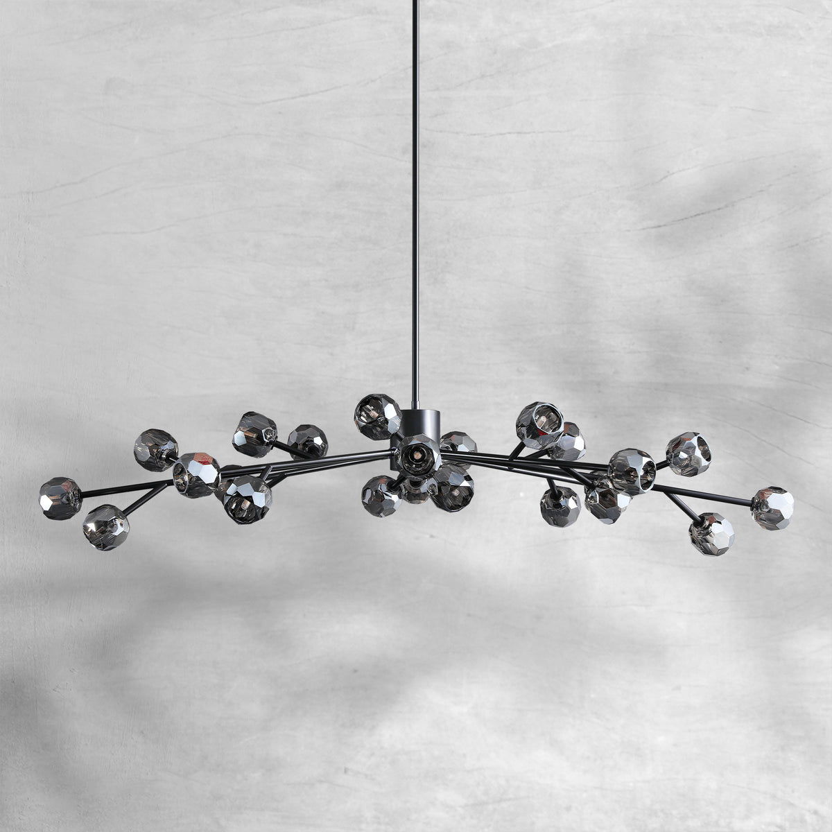 Bruma Glass Round Chandelier 24"36"48"60"72"