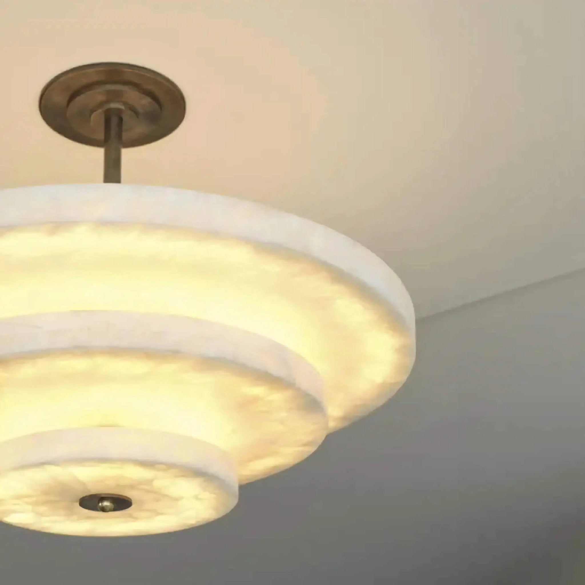Ice Queen Alabaster Chandelier - Merlin Lamps