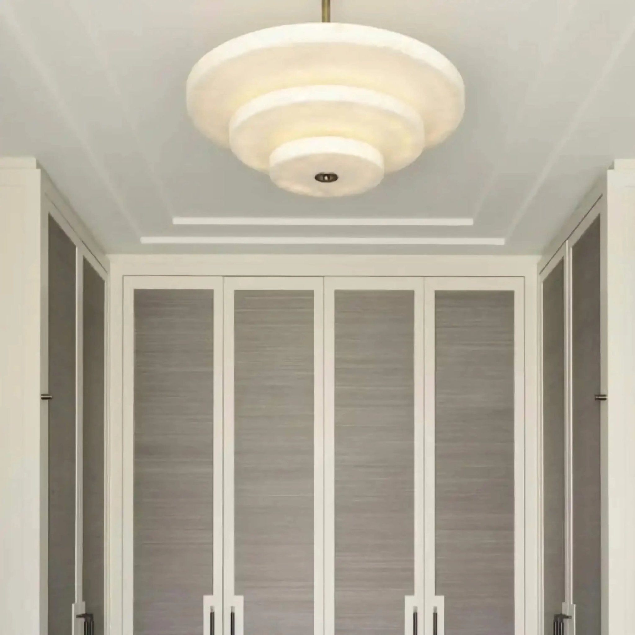 Ice Queen Alabaster Chandelier - Merlin Lamps