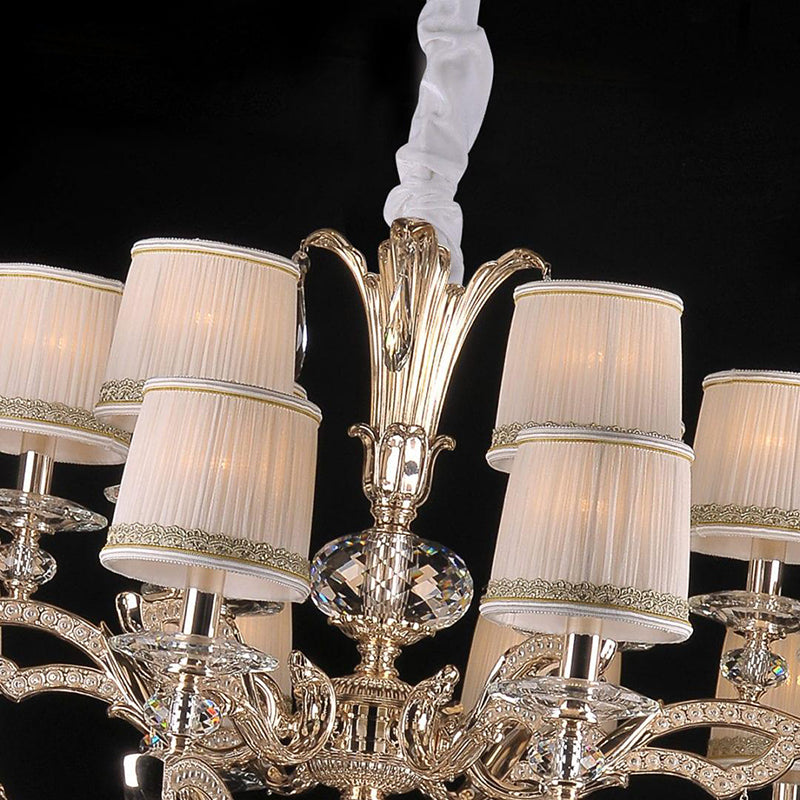 Maria Crystal Classic Chandelier 44" 18 Lights - Merlin Lamps