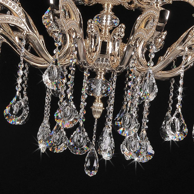 Maria Crystal Classic Chandelier 44" 18 Lights - Merlin Lamps