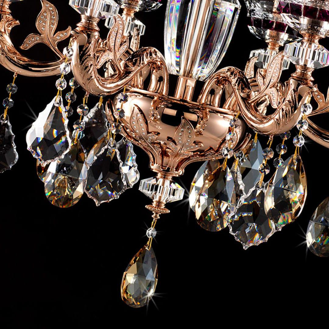 Maria Crystal Classic Chandelier 27" 6 Lights - Merlin Lamps