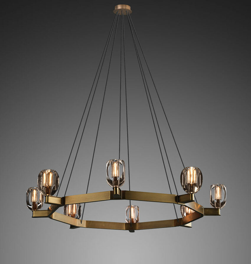 Canson Circular Modern Chandelier For Living Room