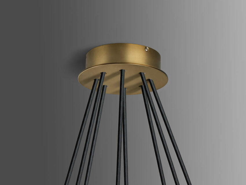 Canson Circular Modern Chandelier For Living Room