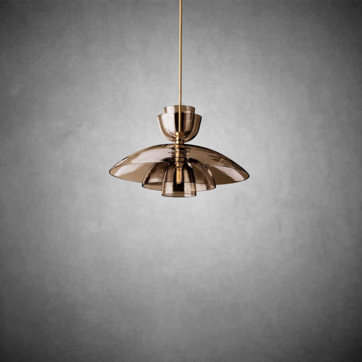 Bellum Glass Cloche Grand Pendant