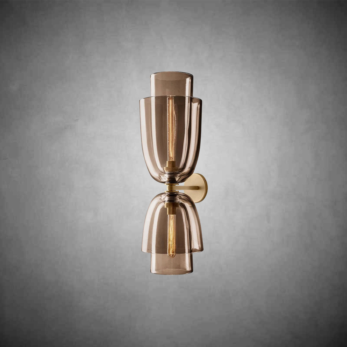 Bellum Glass Cloche Grand Sconce