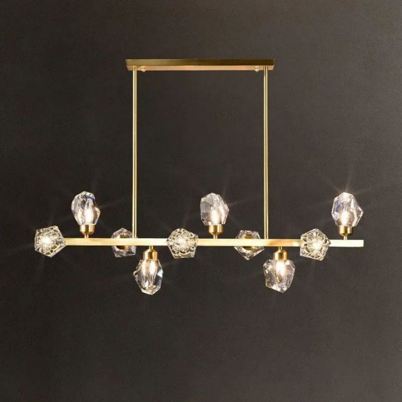 JC Nicole Crystal Linear Chandelier