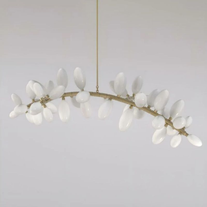 Kevin Art Grape 44-Light Chandelier 76"W - jchandelier