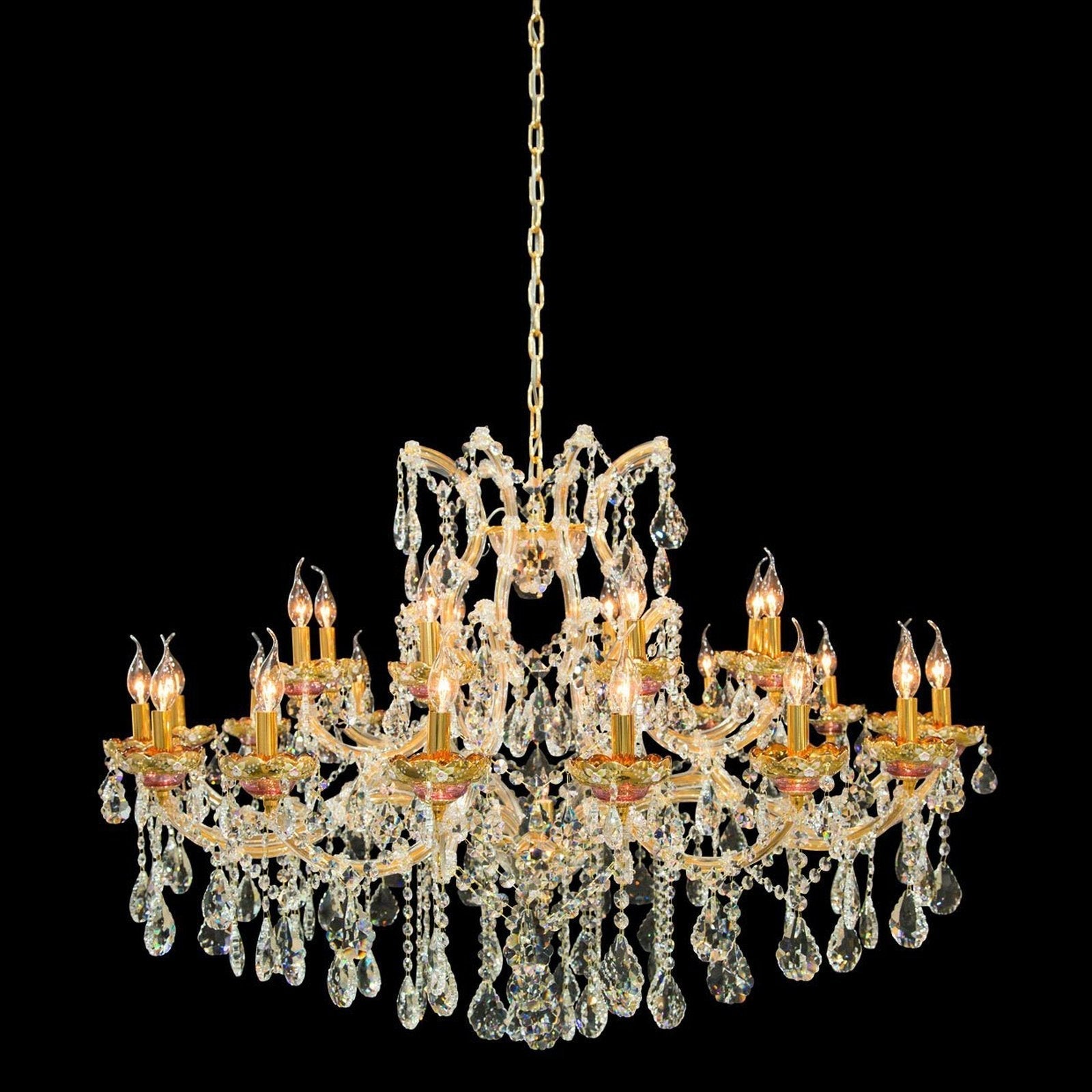 Chantilly Gold Crystal Chandelier