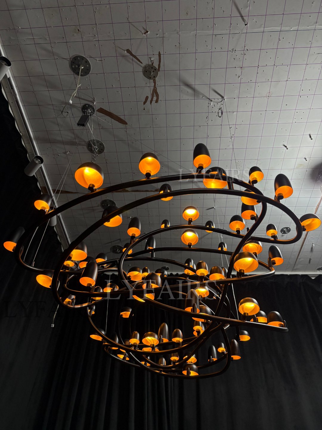 Art Design Mushroom Cluster Chandelier