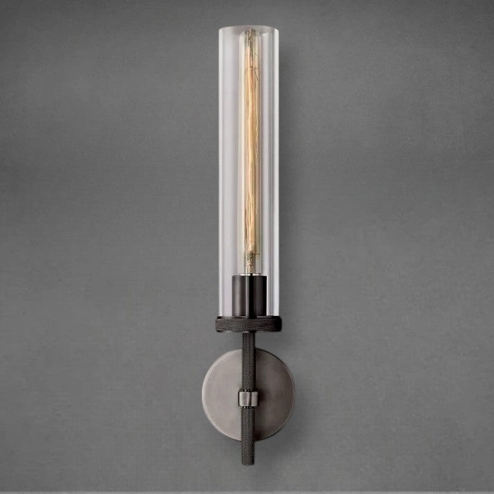 Lameth Knurled Sconce 14"19"