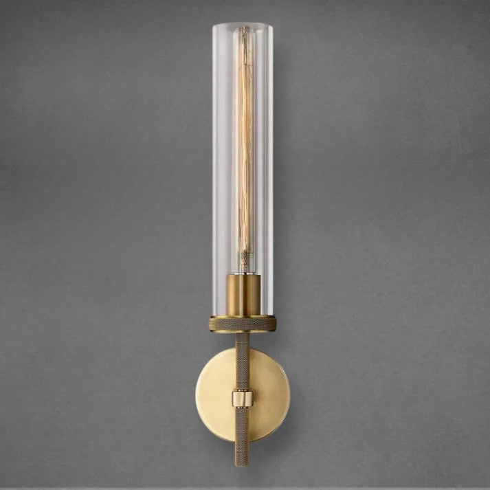 Lameth Knurled Sconce 14"19"