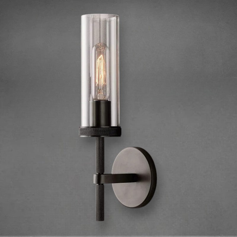 Lumen Knurled Sconce 14"19"