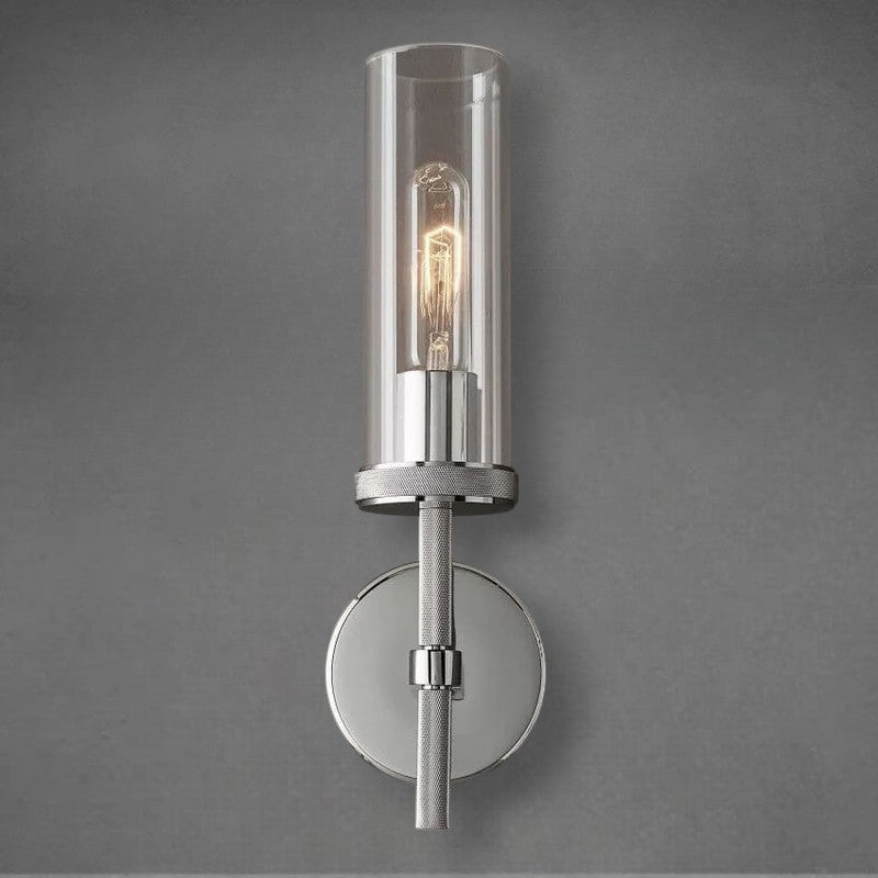 Lumen Knurled Sconce 14"19"