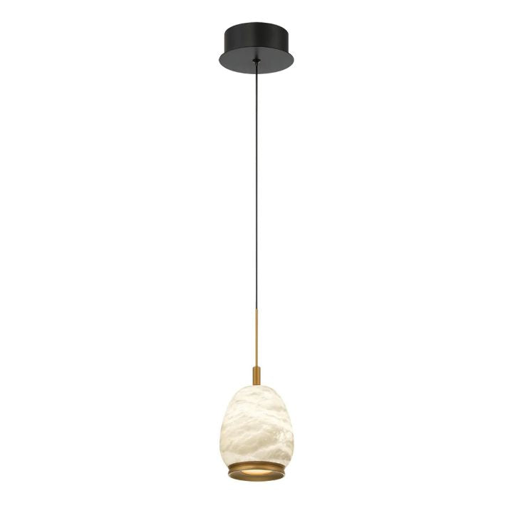 Alabaster Round  LED Pendant