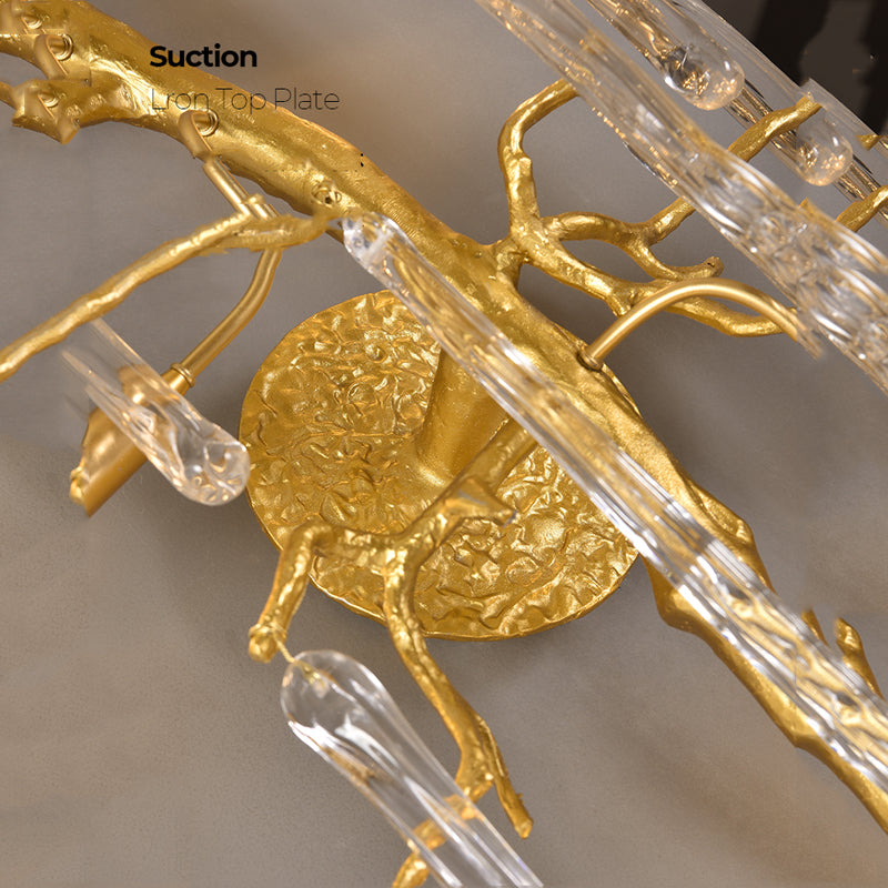 Beathe Light Crystal Branch Wall Sconce