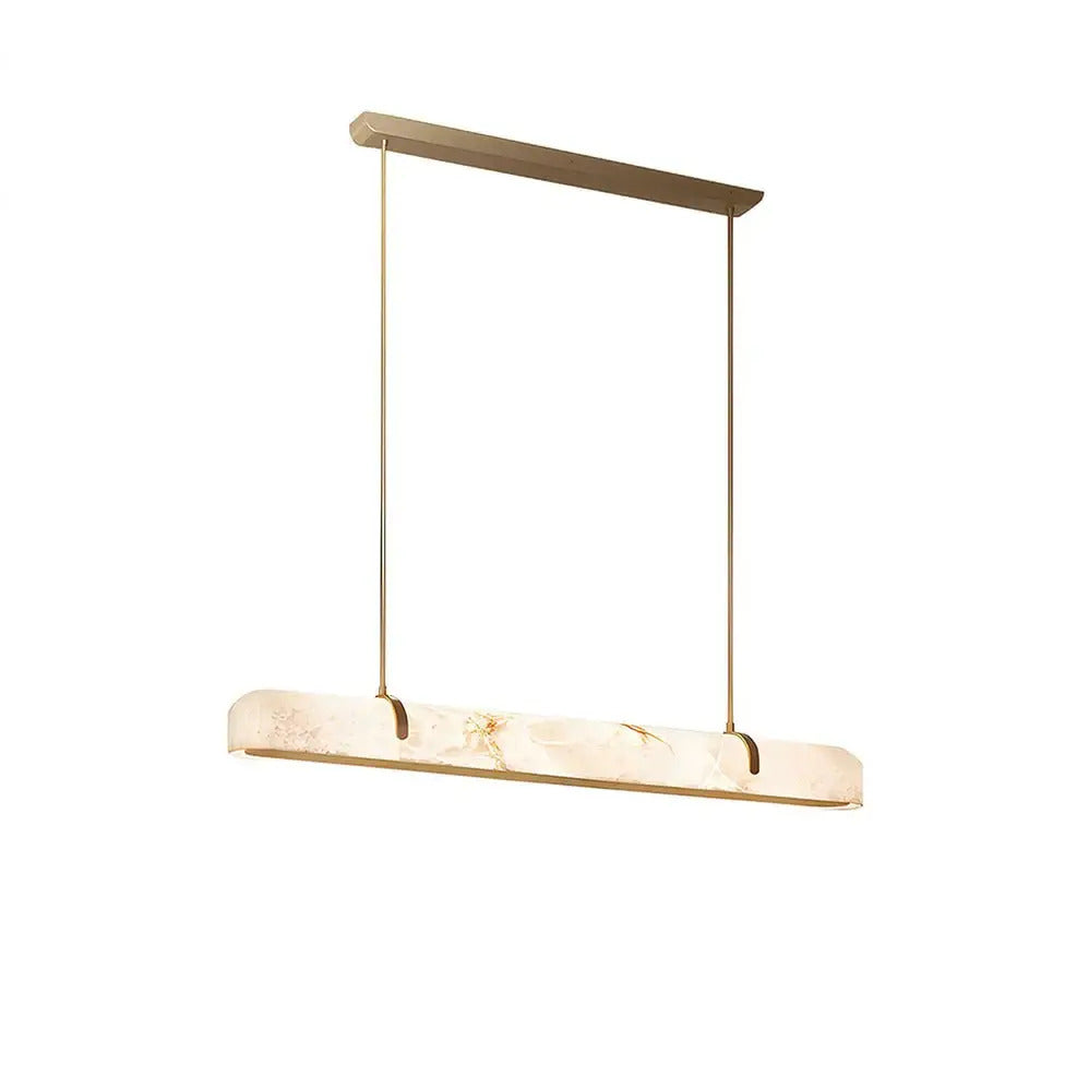 JC Linear Alabaster Chandelier