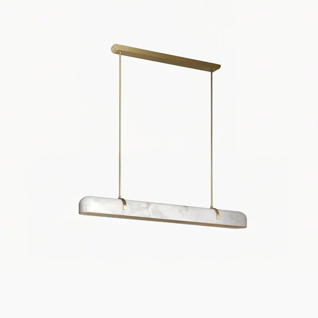 JC Linear Alabaster Chandelier