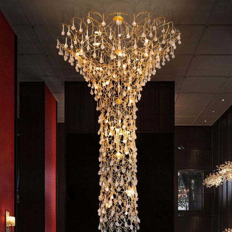 JC Lumanna Large Branch Chandelier For High Ceiling