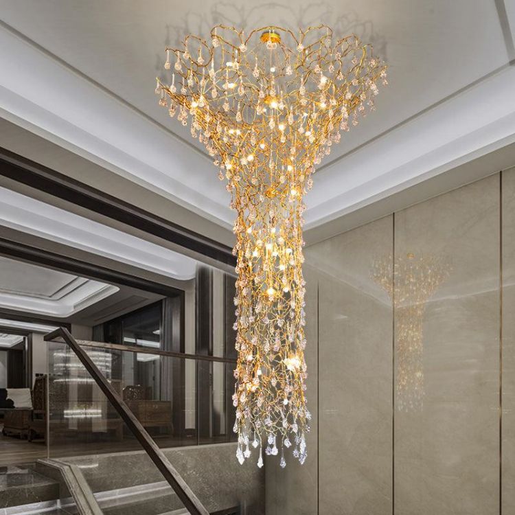 JC Lumanna Large Branch Chandelier For High Ceiling