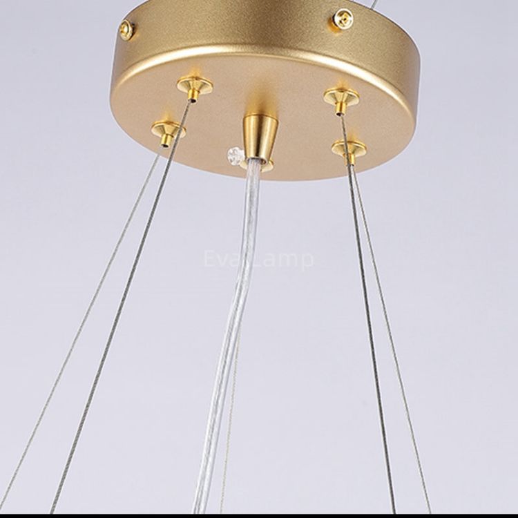 JC Aqua Round Branch Living And Dining Chandelier