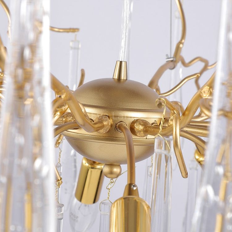 JC Aqua Round Branch Living And Dining Chandelier