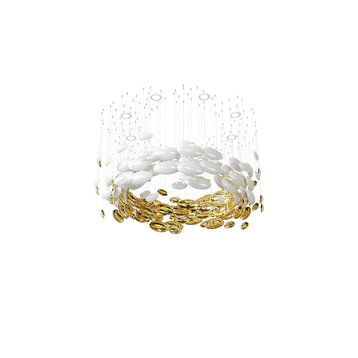 Galaxy Lustre Meteor Shower Crystal Spiral Chandelier